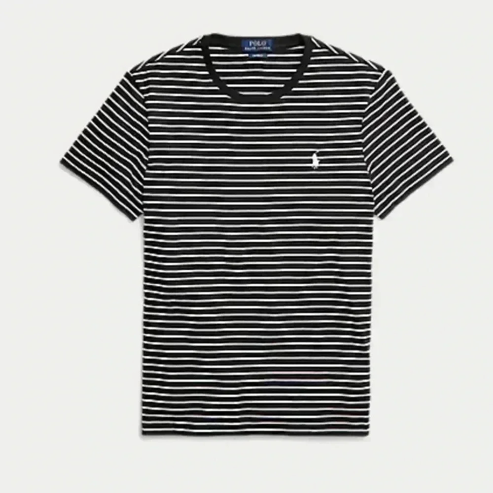 Polo Ralph Lauren Short Sleeves Black and White Shirt size L